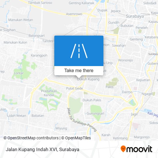 Jalan Kupang Indah XVI map