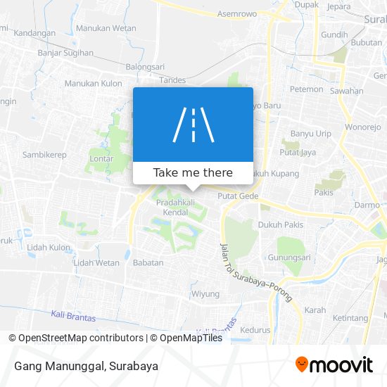 Gang Manunggal map