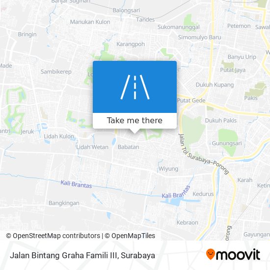 Jalan Bintang Graha Famili III map