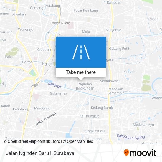 Jalan Nginden Baru I map