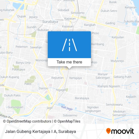 Jalan Gubeng Kertajaya I A map