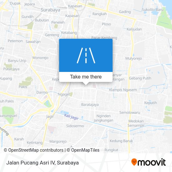Jalan Pucang Asri IV map