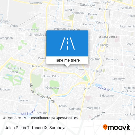 Jalan Pakis Tirtosari IX map