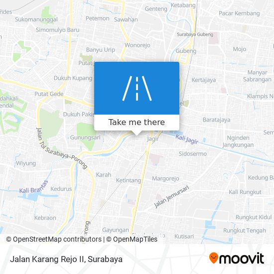 Jalan Karang Rejo II map