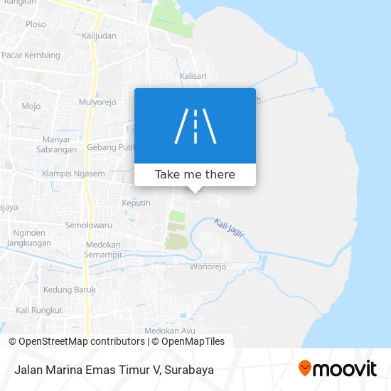 Jalan Marina Emas Timur V map