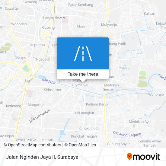 Jalan Nginden Jaya II map