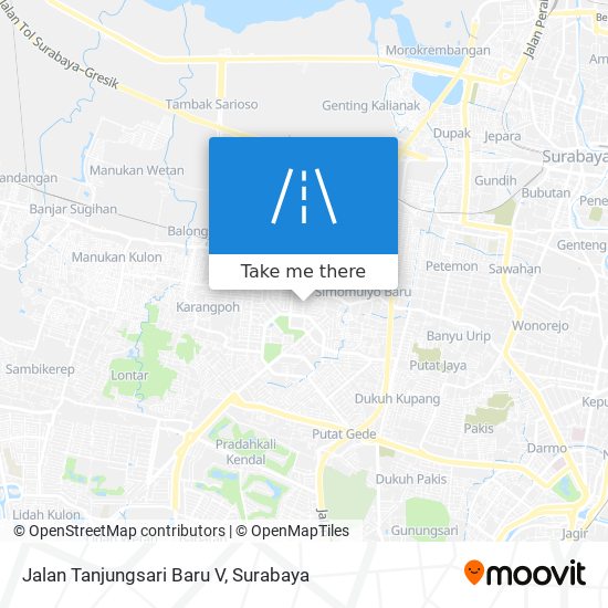 Jalan Tanjungsari Baru V map