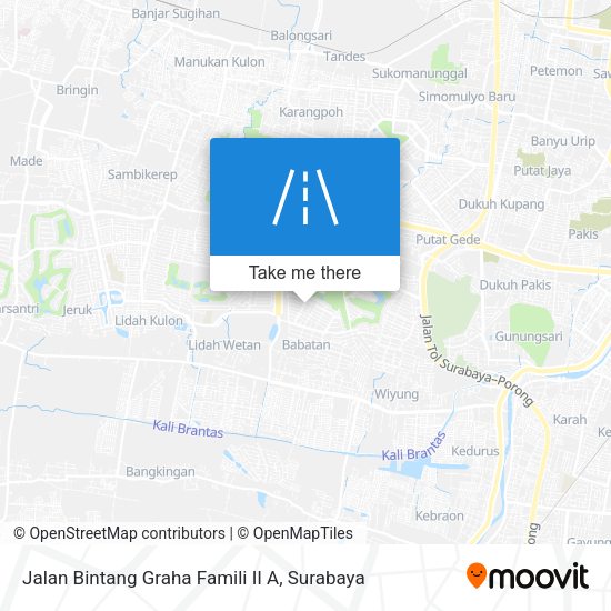 Jalan Bintang Graha Famili II A map
