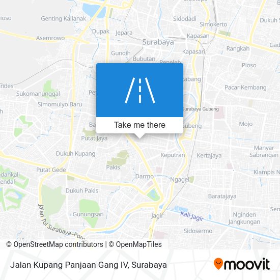 Jalan Kupang Panjaan Gang IV map