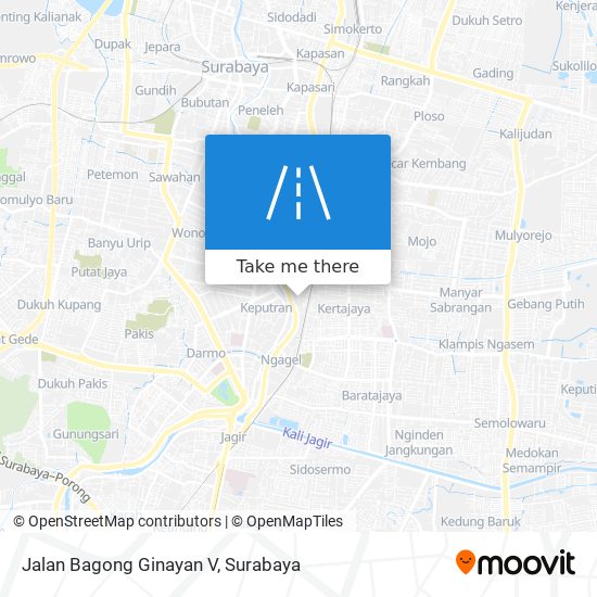 Jalan Bagong Ginayan V map