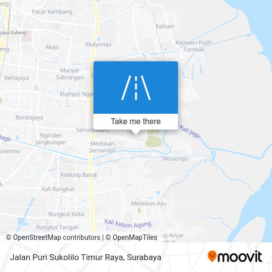 Jalan Puri Sukolilo Timur Raya map