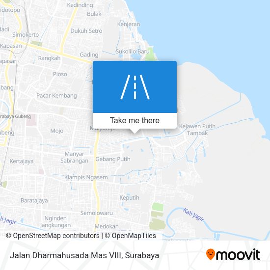 Jalan Dharmahusada Mas VIII map