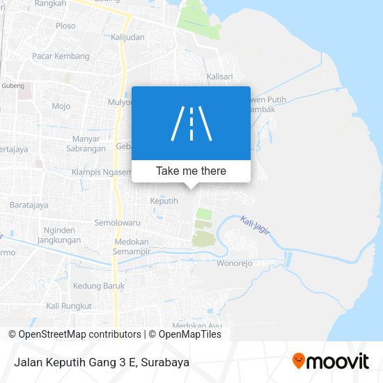 Jalan Keputih Gang 3 E map