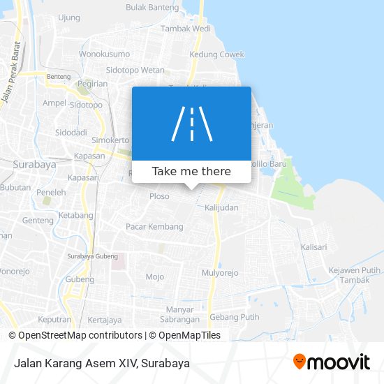 Jalan Karang Asem XIV map