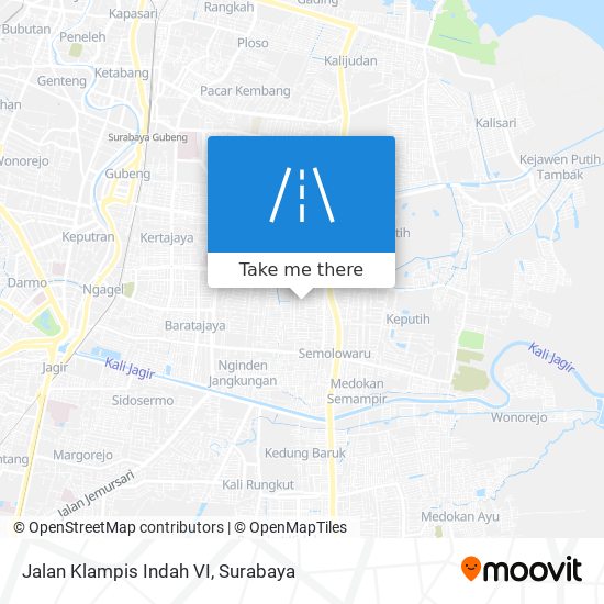 Jalan Klampis Indah VI map
