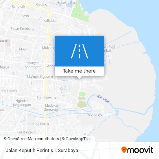 Jalan Keputih Perintis I map