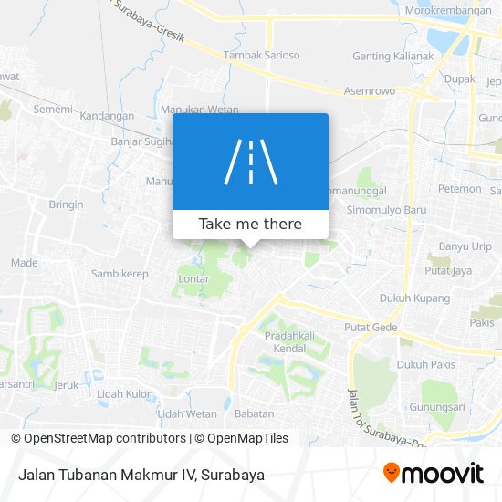 Jalan Tubanan Makmur IV map