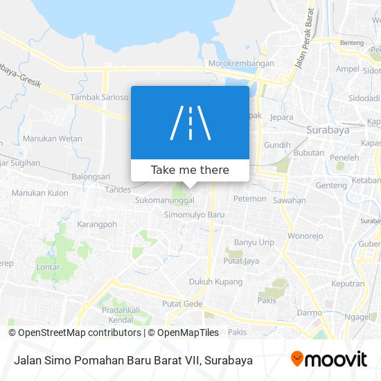 Jalan Simo Pomahan Baru Barat VII map