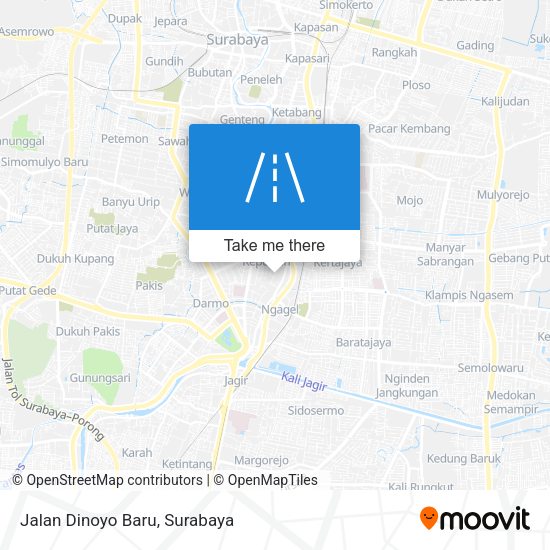 Jalan Dinoyo Baru map