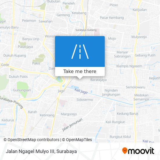 Jalan Ngagel Mulyo III map