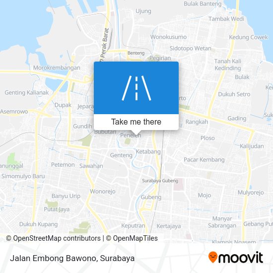 Jalan Embong Bawono map