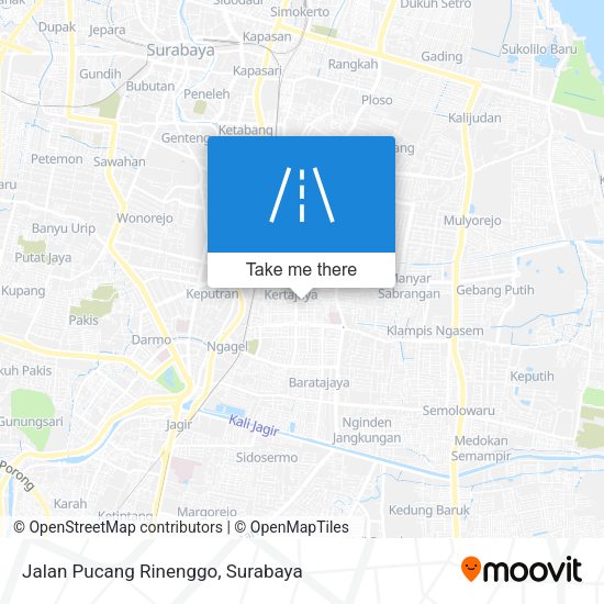 Jalan Pucang Rinenggo map