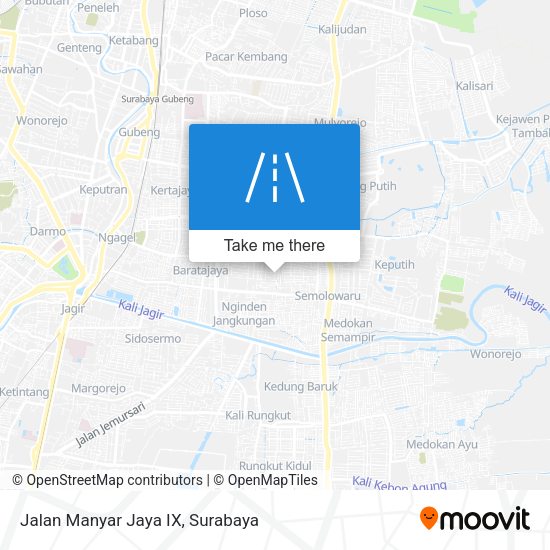 Jalan Manyar Jaya IX map