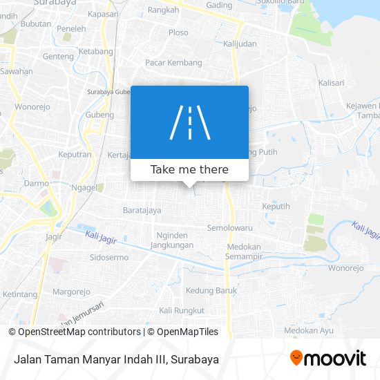 Jalan Taman Manyar Indah III map