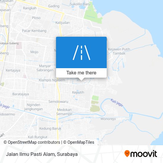 Jalan Ilmu Pasti Alam map