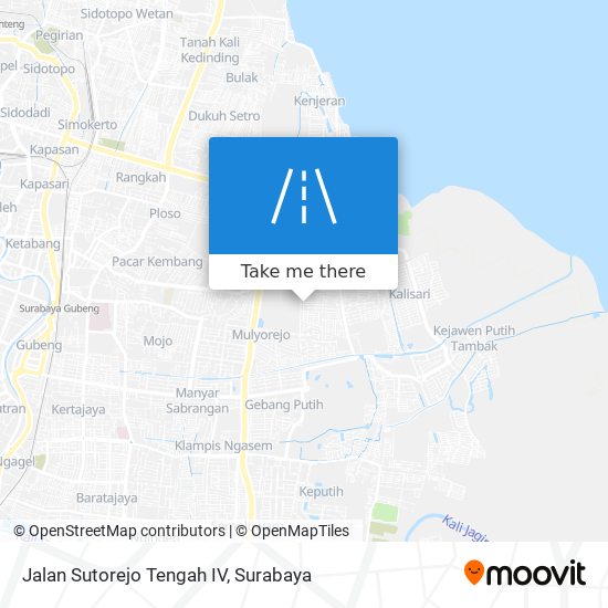 Jalan Sutorejo Tengah IV map