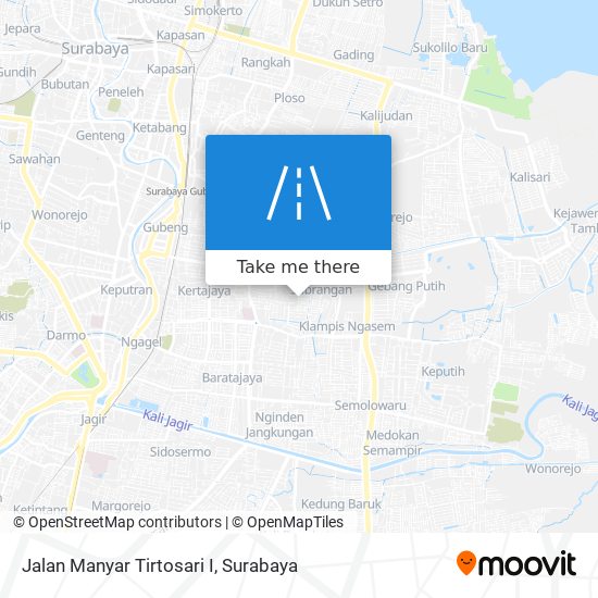 Jalan Manyar Tirtosari I map