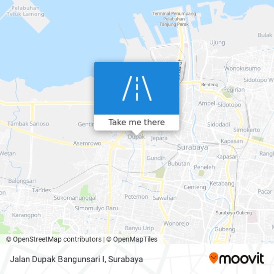 Jalan Dupak Bangunsari I map