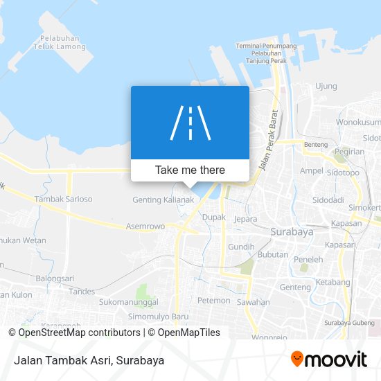 Jalan Tambak Asri map