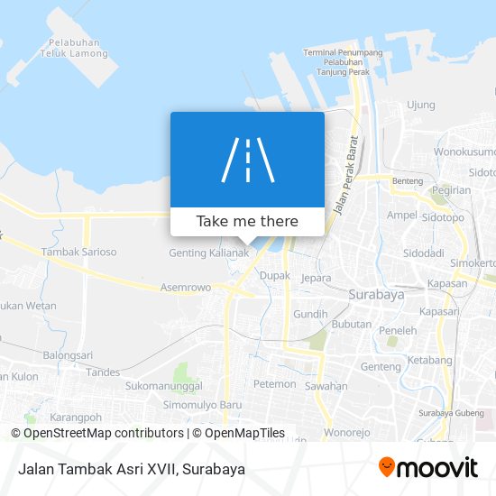 Jalan Tambak Asri XVII map