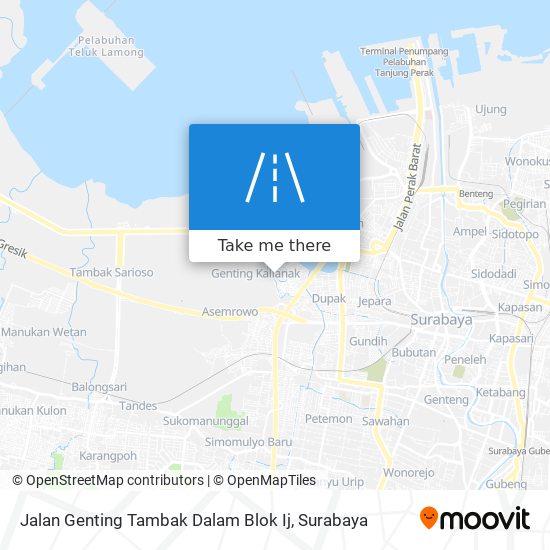 Jalan Genting Tambak Dalam Blok Ij map