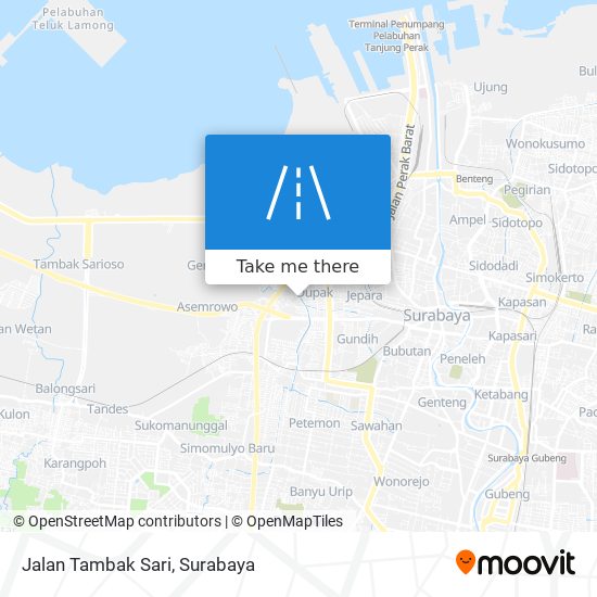 Jalan Tambak Sari map