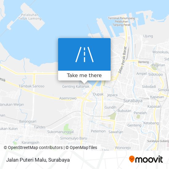 Jalan Puteri Malu map