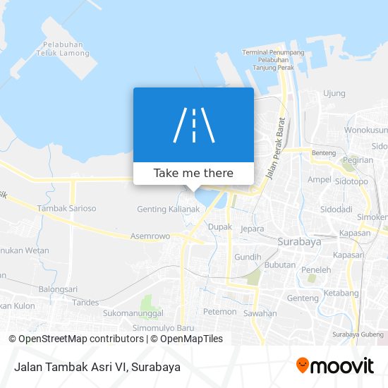 Jalan Tambak Asri VI map