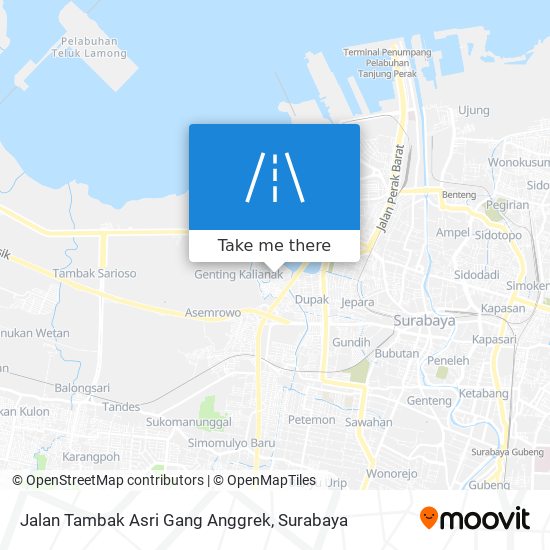 Jalan Tambak Asri Gang Anggrek map