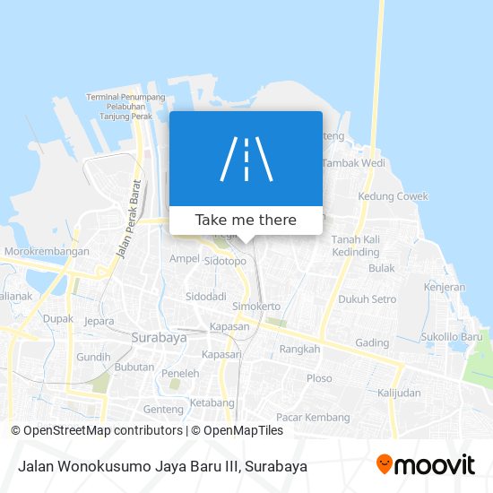 Jalan Wonokusumo Jaya Baru III map