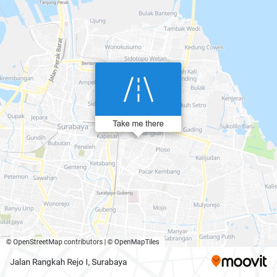 Jalan Rangkah Rejo I map