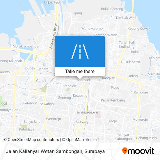 Jalan Kalianyar Wetan Sambongan map