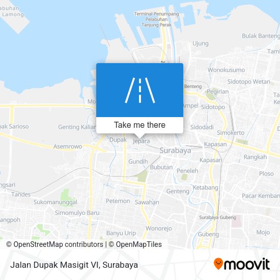 Jalan Dupak Masigit VI map