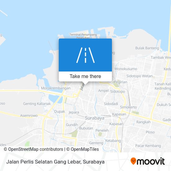 Jalan Perlis Selatan Gang Lebar map