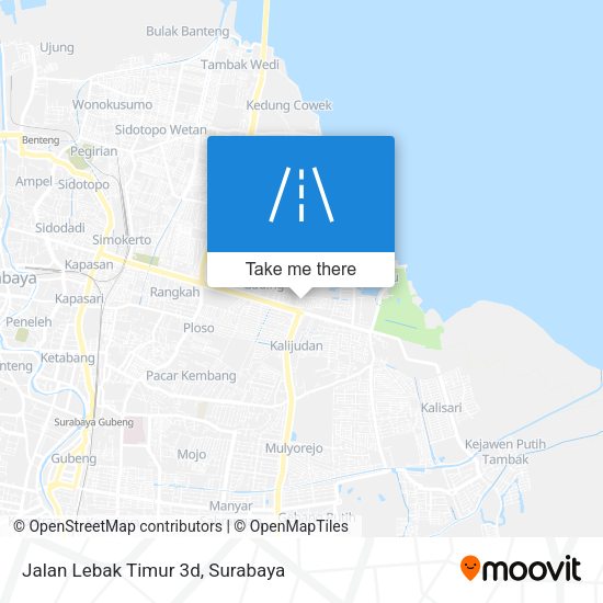 Jalan Lebak Timur 3d map