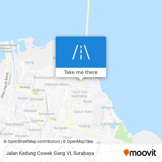 Jalan Kedung Cowek Gang VI map