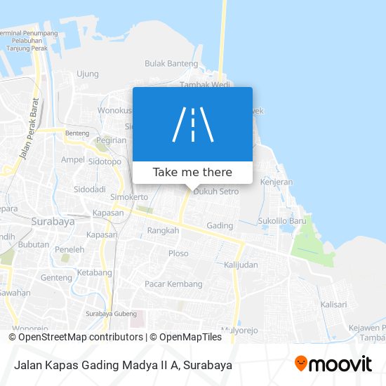 Jalan Kapas Gading Madya II A map