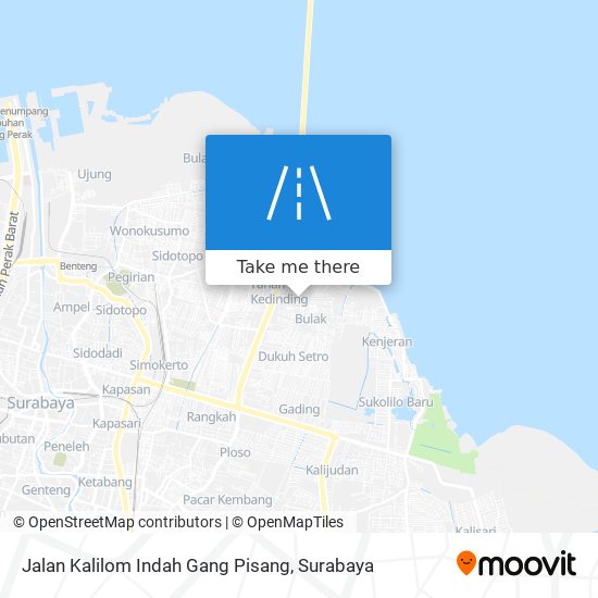 Jalan Kalilom Indah Gang Pisang map