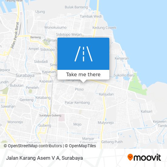 Jalan Karang Asem V A map