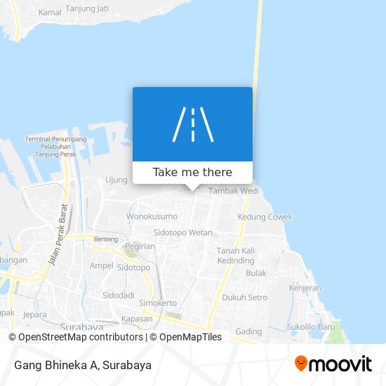 Gang Bhineka A map